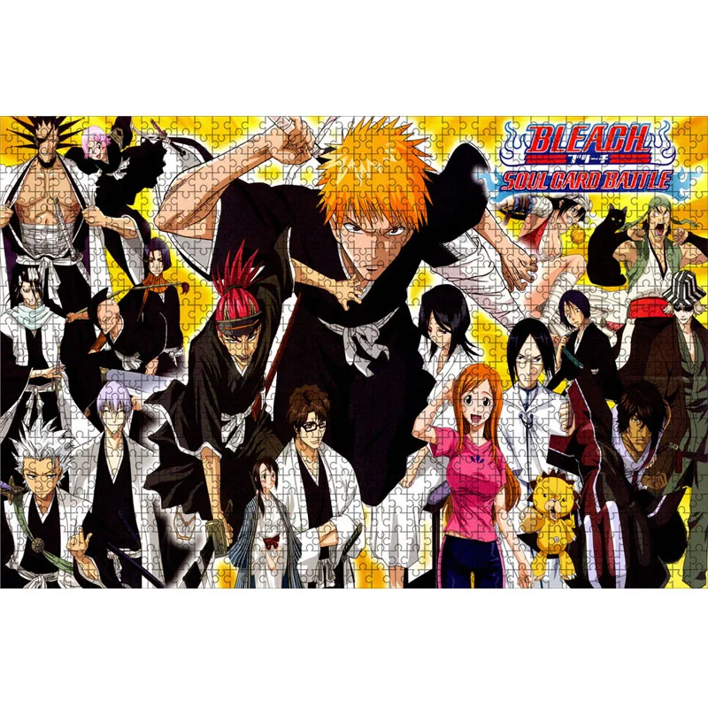Пазлы с японским аниме Блич деревянные пазлы-Shinigami Kurosaki Ichigo для взрослых и детей