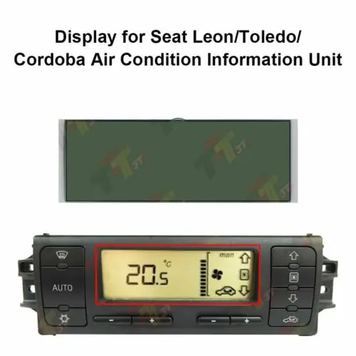 Display for Seat Leon/Toledo/Cordoba Air Condition Information Unit Pixel Repair