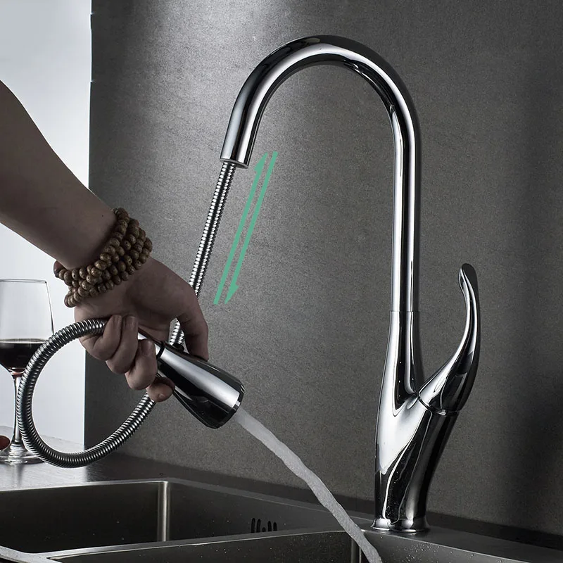 Senlesen сенсор Кухонные смесители Smart Touch Индуктивный чувствительный черный одной ручкой двойной выход воды Режимы