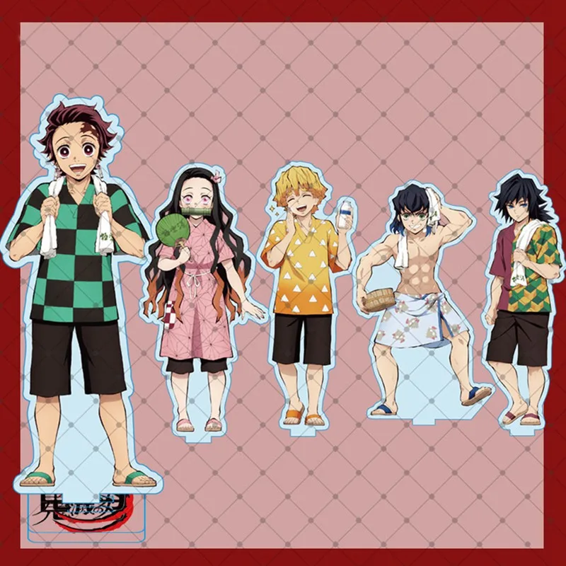 

Japan Anime Demon Slayer Kimetsu no Yaibai Acrylic Decorative Stand Cartoon Figure Model Desk Stand Decoration Gift Collection