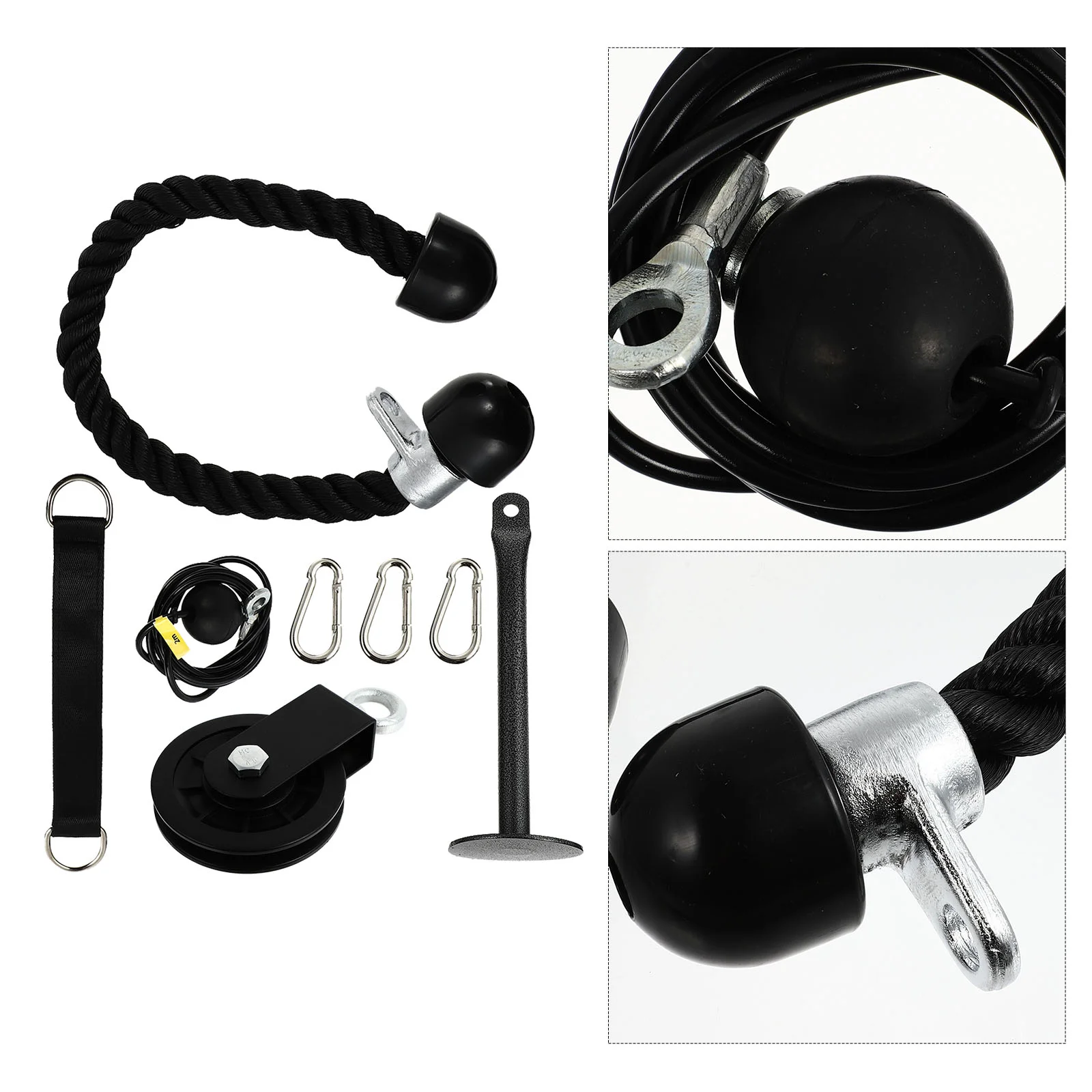 

1 комплект приспособлений, трехступенчатая система шкива, трехступенчатая кабельная система