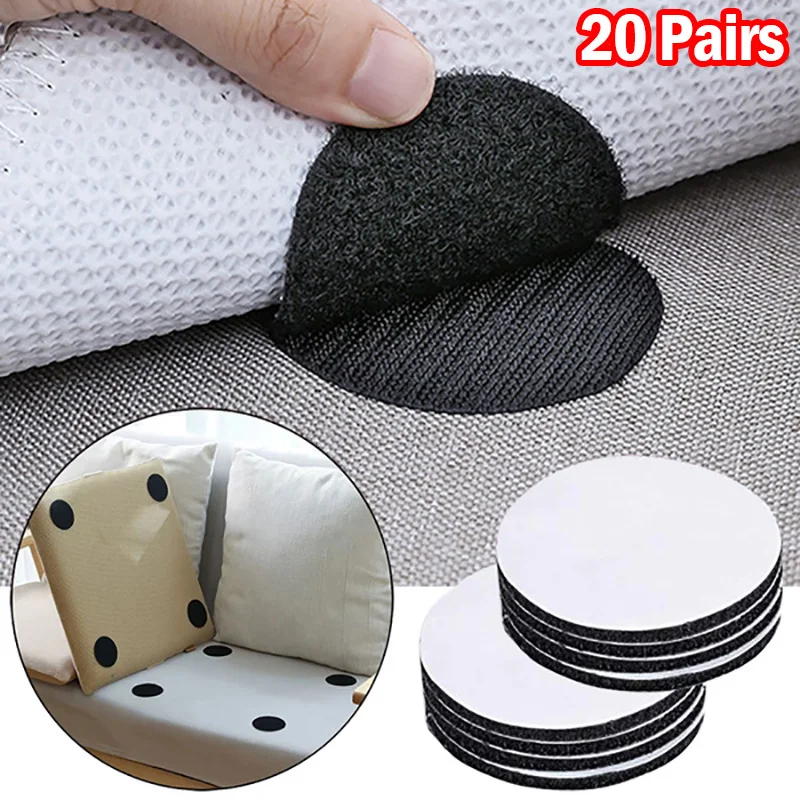 

Strong Self Adhesive Fastener Dots Stickers Velcros Antiskid Sticker For Bed Sheet Sofa Mat Carpet Anti Slip Mat