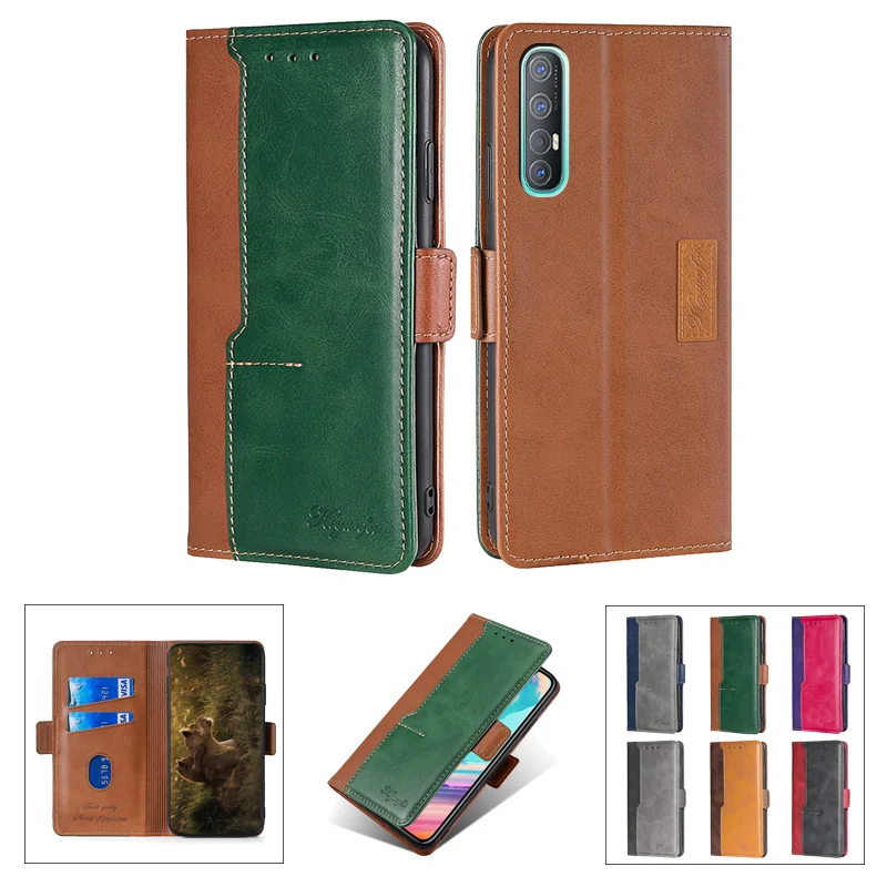 Для OPPO Reno 3 3A Pro 5G чехол для телефона роскошная кожаная Силиконовая задняя крышка