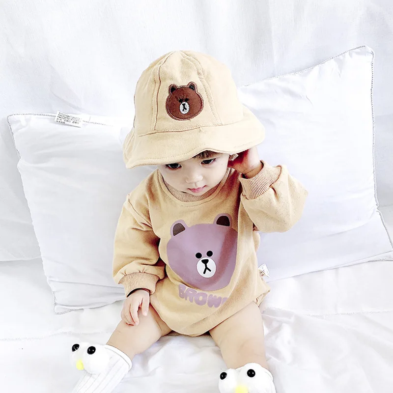 Новое поступление Осенняя детская одежда с длинными рукавами и капюшоном