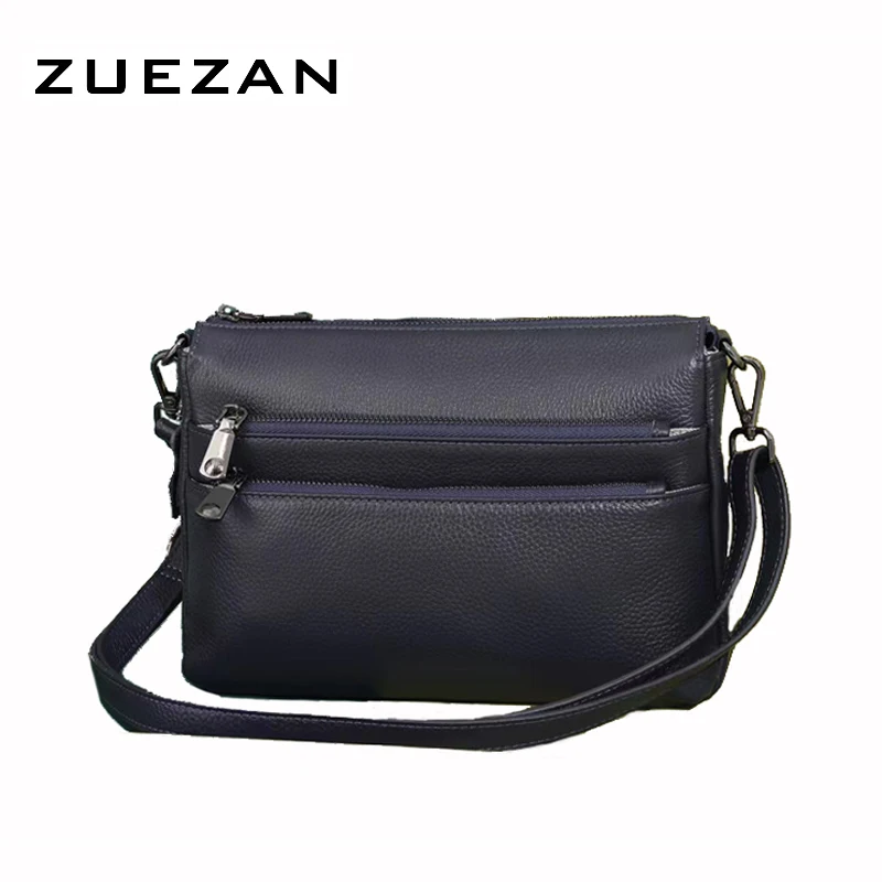 Многие карманы, 100% натуральная воловья кожа, женская сумка-мессенджер через плечо, женская сумка-Кроссбоди A528