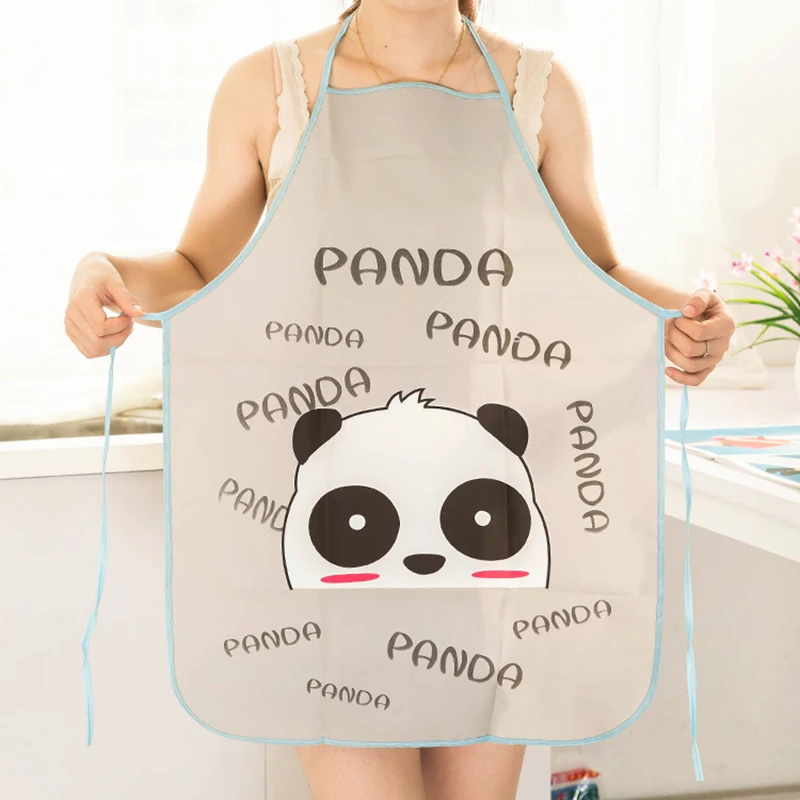 

Cute Cartoon Kitchen Apron For Woman Men Tools Waterproof And Oilproof Apron Grembiule Barbecue Home Cleaning Tools