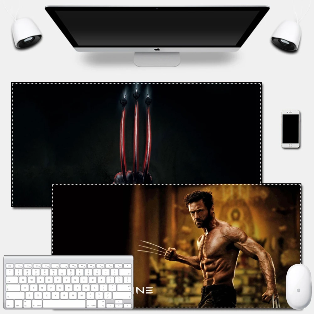 

Large Size Disney Anti-Slip Mouse Pad Thickened Gamer Mat for Gaming Mouse Laptop Desk Wolverine Wide Mouse Pad Marvel