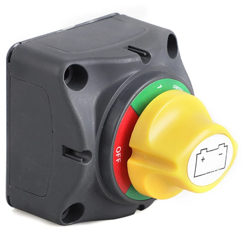 

for Marine Boat RV 1-2-Both-Off Battery Disconnect Switch 12V-48 V Battery Master Cut Shut Off Isolator Switch