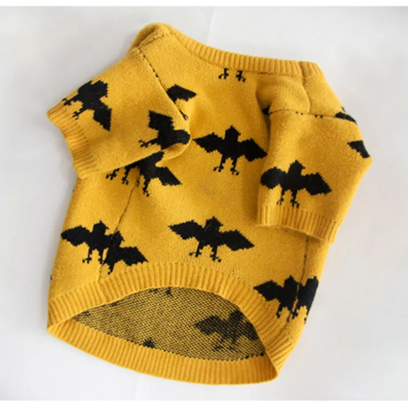 Модная одежда для собак теплая домашних питомцев средних и больших костюм Хэллоуина свитер французского