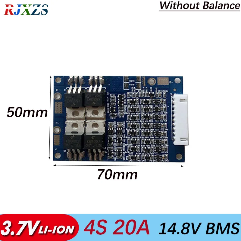4S 20A 16 8 V постоянного тока до 10S 36V BMS PCM литий ионный аккумулятор Защитная панель