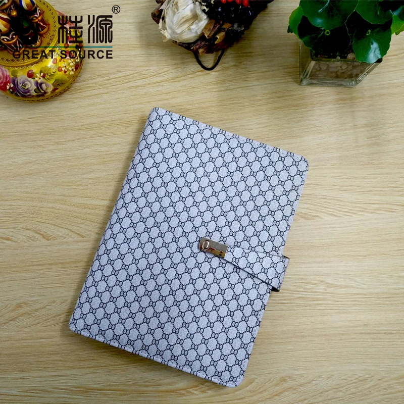 L 17.8x23.5cm Padfolio A5 Conference Fefillable папка прозрачная ручка сумка цветные наклейки Модный дизайн 6 связующее кольцо ноутбук календарь - Цвет: L 17.8x23.5cm