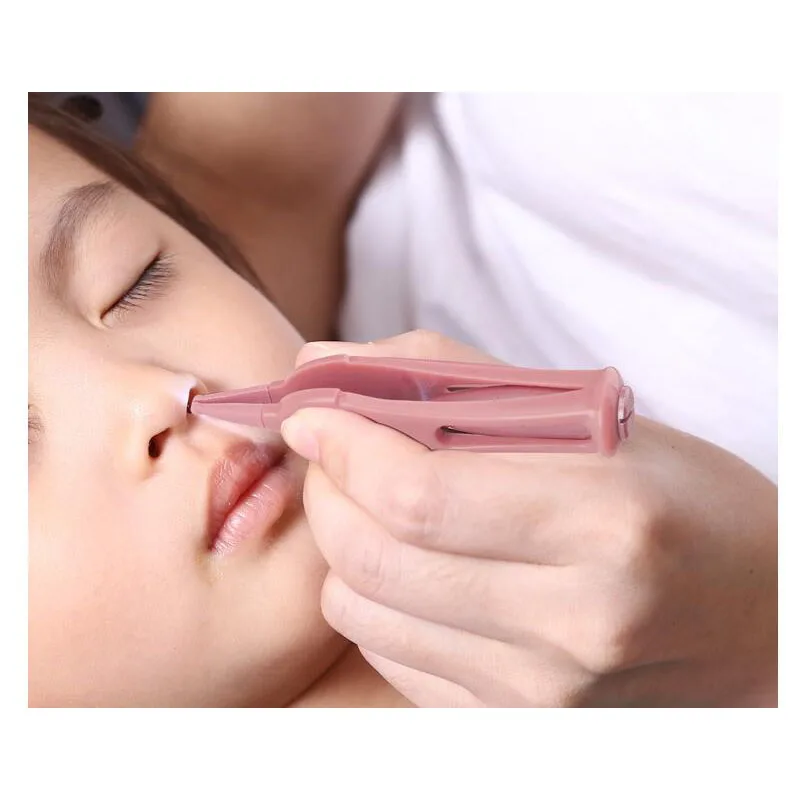 Детские пинцеты для чистки с светодиодный подсветкой вкладыши носа пупка