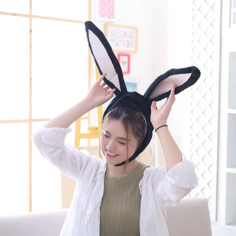 

Long Ears Rabbit Hat Cosplay Beanie Plush Hat Rabbit Headgear Bunny Ears Hat Halloween Party Cosplay Christmas Gifts