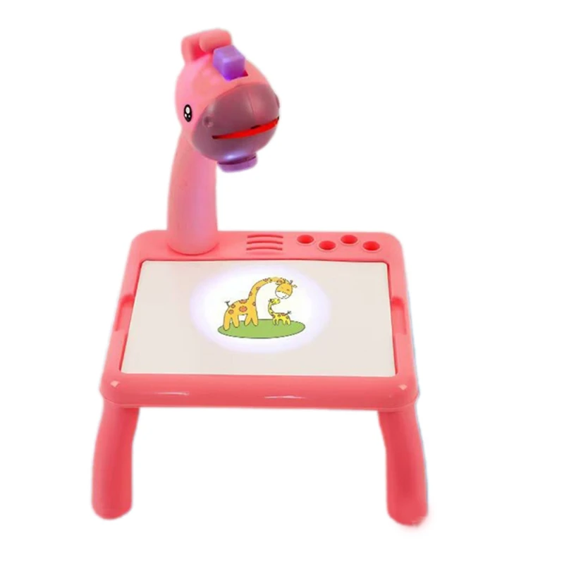 

Plastic Art Brain Training Preschool Projector Drawing Board Multiple Color Optional with Interest Drawing Practice