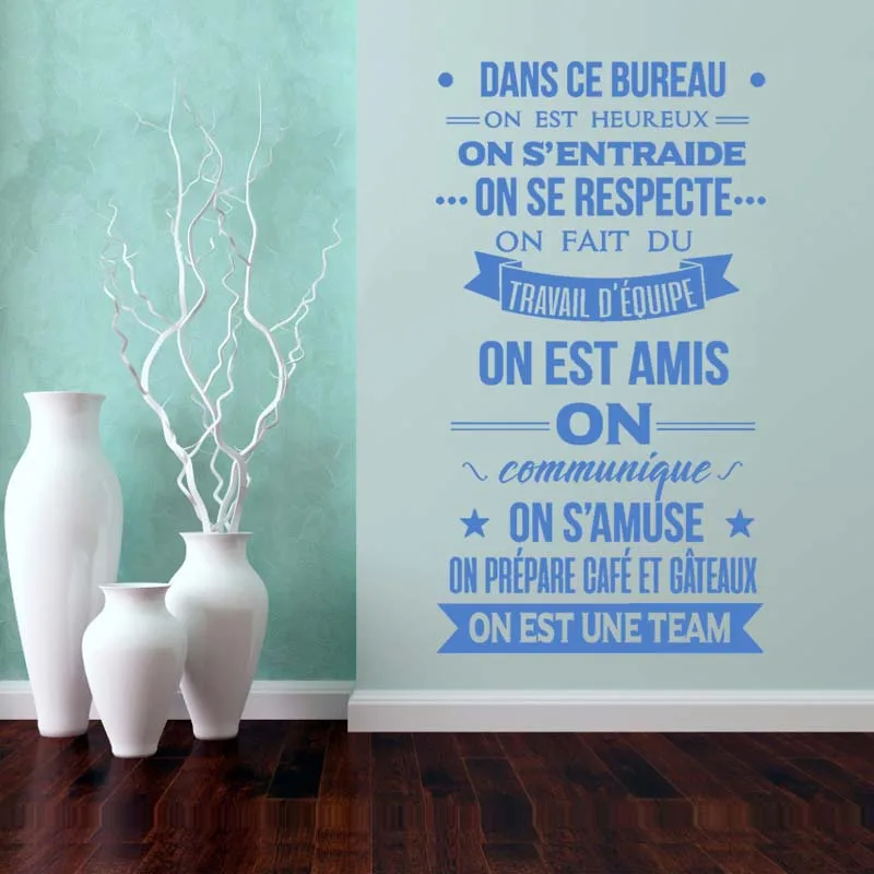 Наклейка для цитации в Европейском бюро наклейка офисной стены украшение дома 33