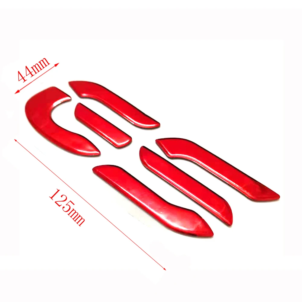 3D ПВХ украшение лобового стекла Наклейка на обтекатель боковая коробка задняя