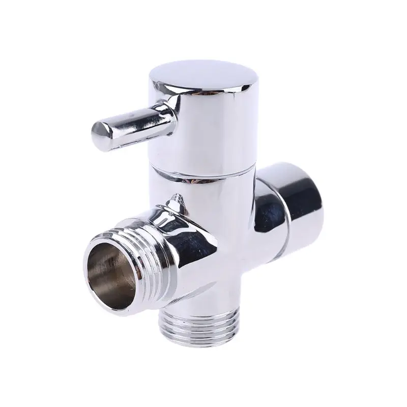 Хромированная Латунь G1/2 &quot3-ходовой переходник для клапана переключатель душа