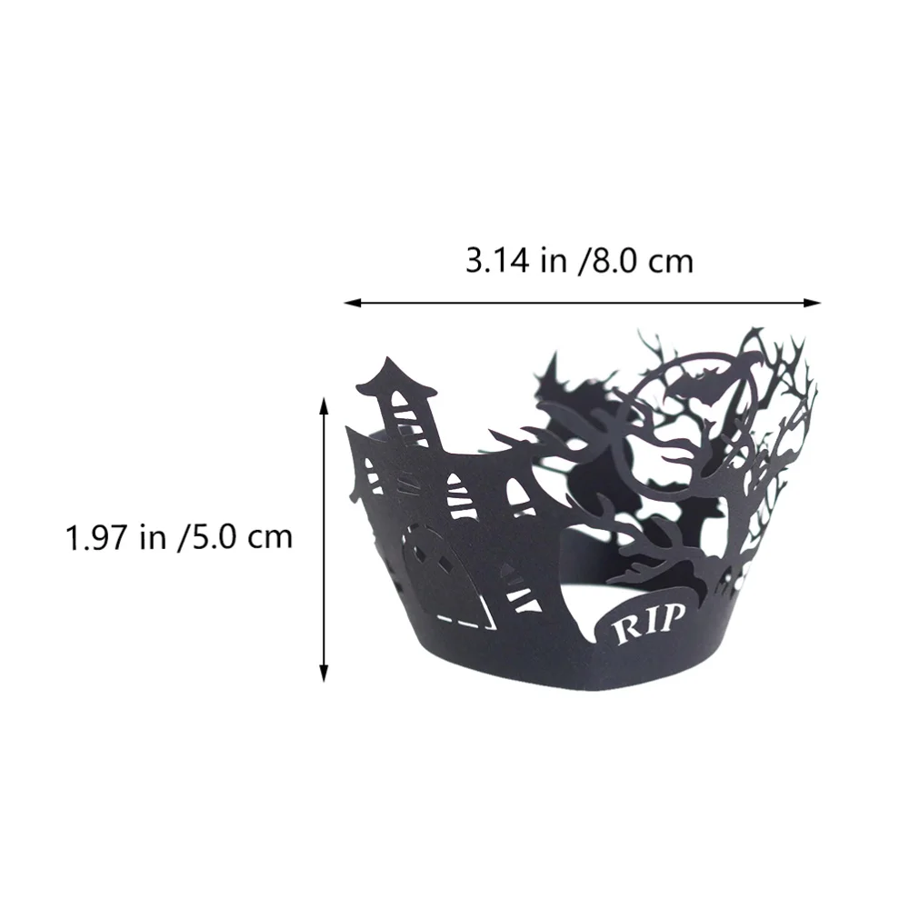 

200PCS Cupcake Wrapper Creative Hollow Out Design Cupcake Wrapper