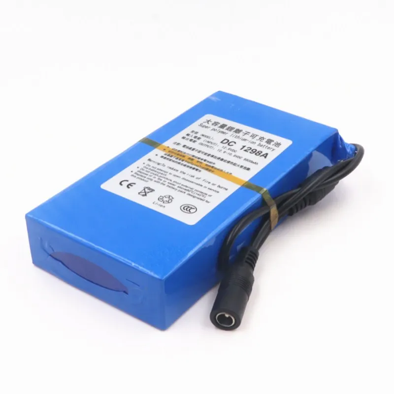 100% прочный DC 12 V 9800 MAH Высокая емкость Супер Мощный резервный аккумулятор