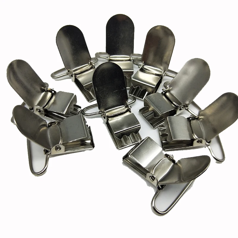 12 шт./50 шт./100 шт. металлические подтяжки для одежды|Зажимы одежды| |