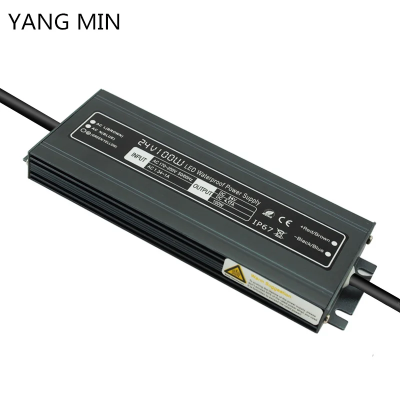 Бесплатная доставка высокое качество IP67 12 В постоянного тока 24 30 Вт 60 100 150 200 300