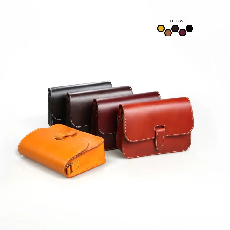 

New leather fashion handbags original works handmade one-shoulder messenger bag