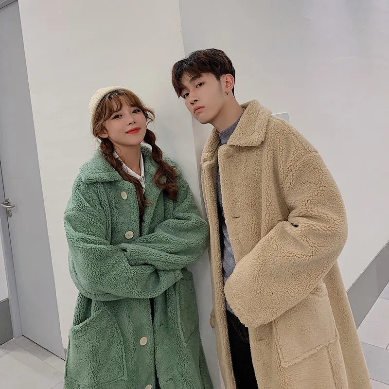 2019 зимние мужские Длинные парки повседневные теплые куртки замшевая утолщенная