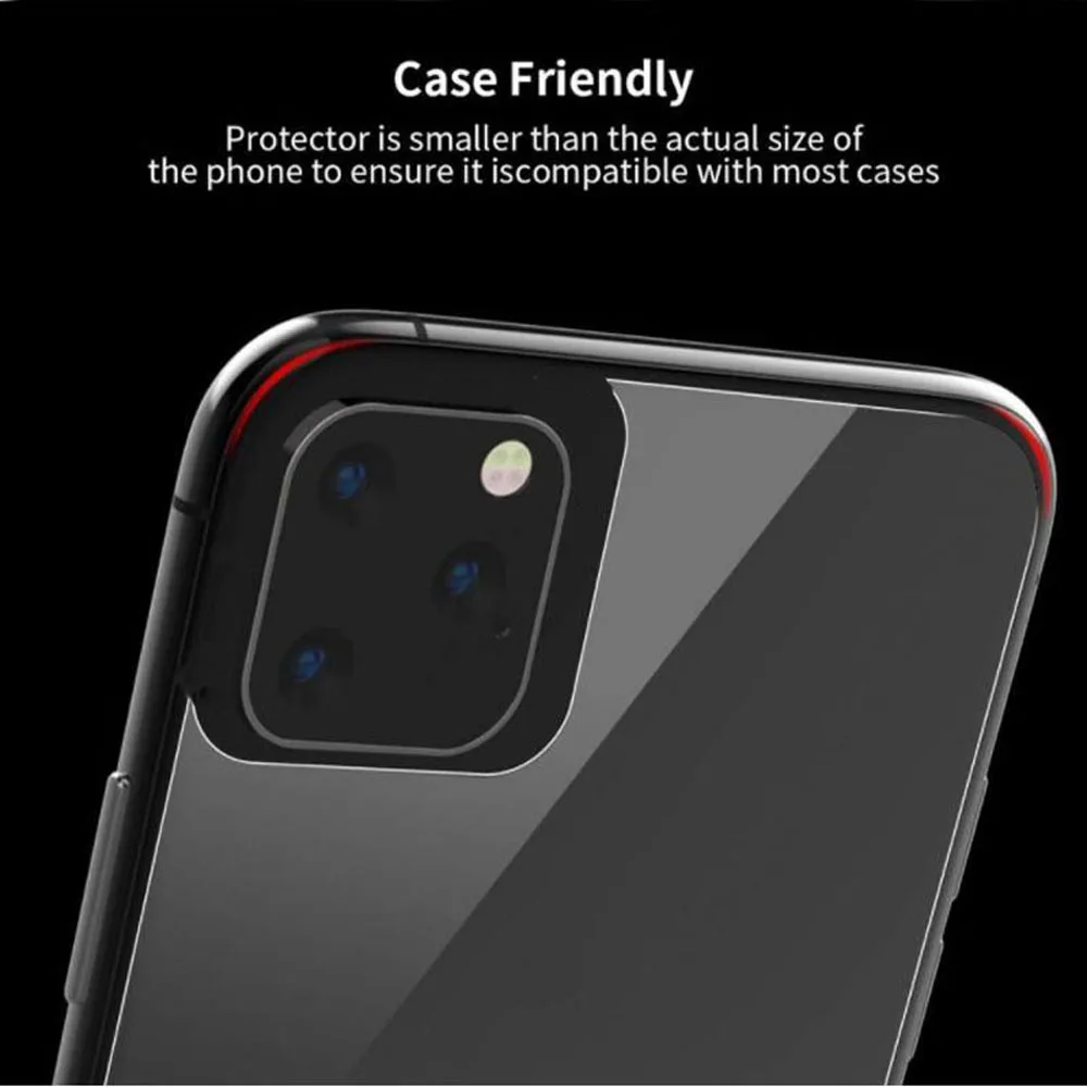 9D передняя+ задняя+ объектив камера пленка для iPhone 11 Pro Max 11 закаленная стеклянная пленка на весь корпус Защитная пленка для iPhone 11