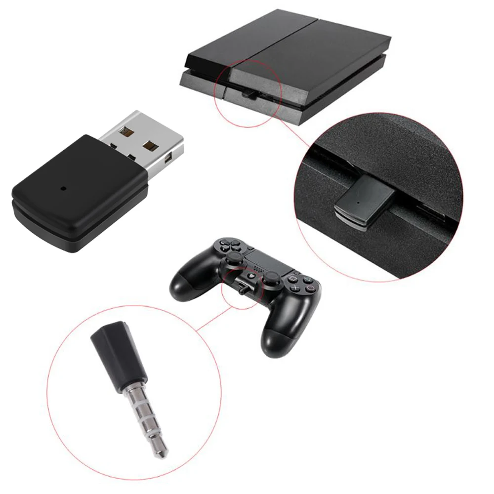 Bluetooth беспроводной USB адаптер 4 0 для наушников приемник PS4 Для гарнитуры |