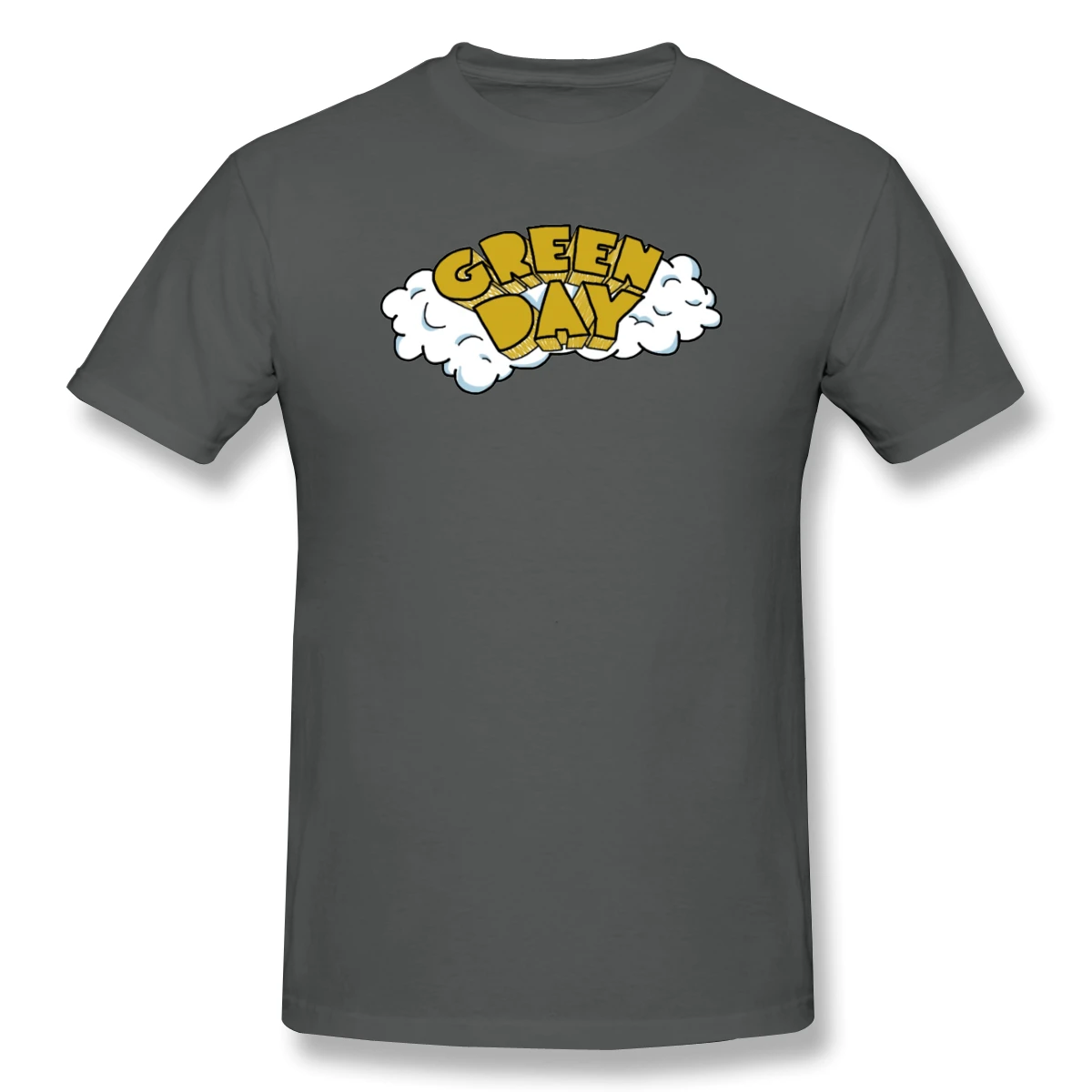 Футболка Dookie Мужская базовая с коротким рукавом зеленый днем смешная рубашка