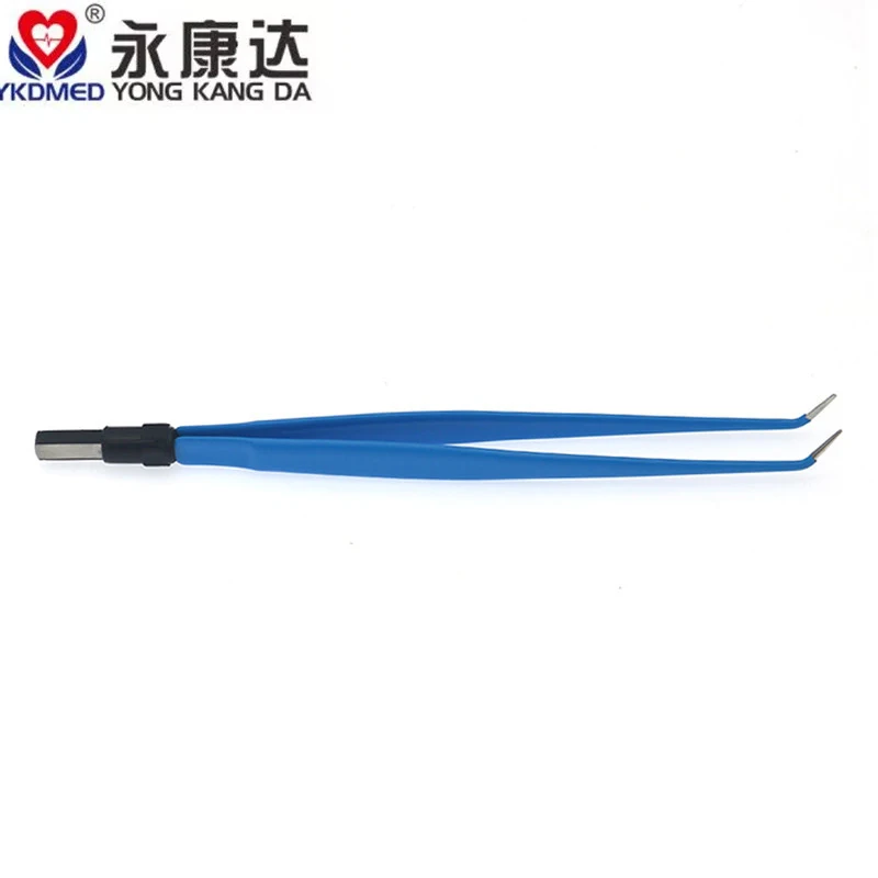 Лучшая цена хирургический биполярный Пинцет прямогнутой формы 200 мм