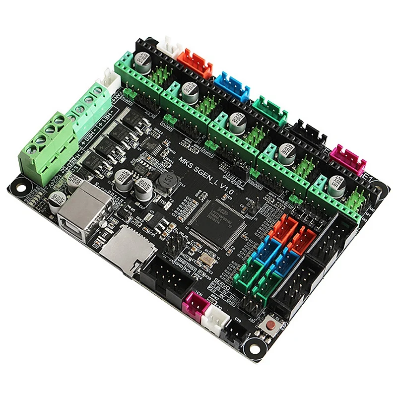 Материнская плата с 3D принтом ARM32 Bit MKS SGen L + 5 x TMC2100 драйвер совместим Uart/SPI|Детали и