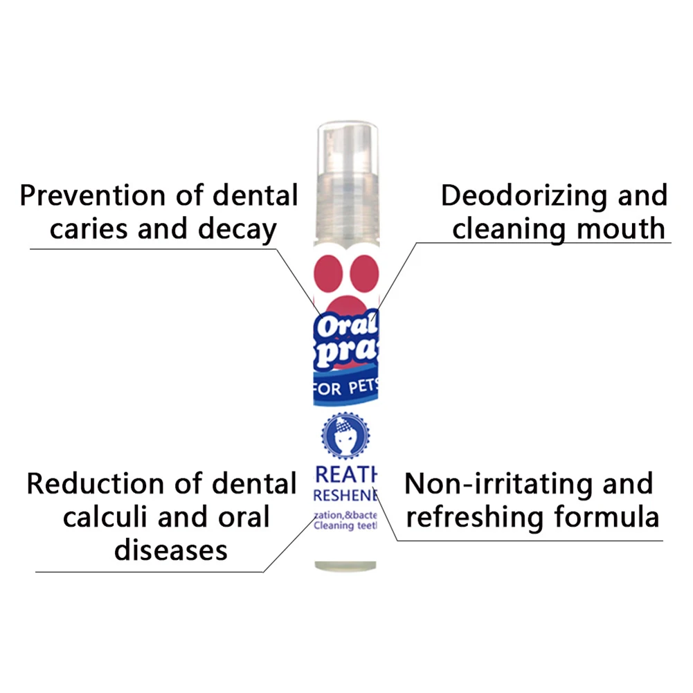 Pet освежитель дыхания рта спрей для полости свежее дыхание уход за зубами собак