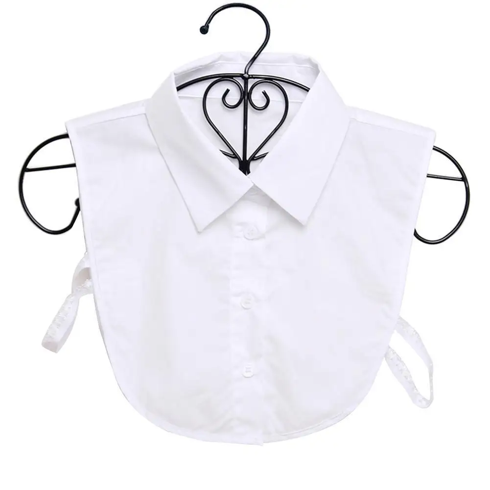 

Vintage Shirt Fake Collar Tie Detachable Women Collar Lapel Clothes Accessories Fake R4W4