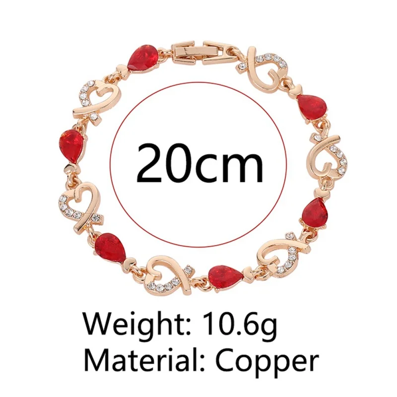 

2020 Korean Love Heart Bracelet Airy Flower Diamond Lady Bracelet Heart Bracelet Gift girlfriend party favor2020