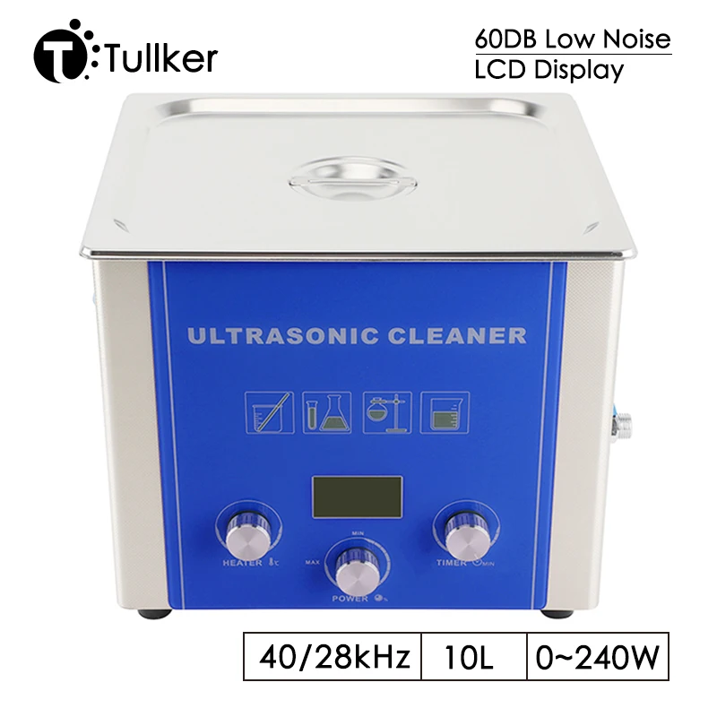 Ультразвуковой очиститель для ювелирных изделий нержавеющая сталь 10