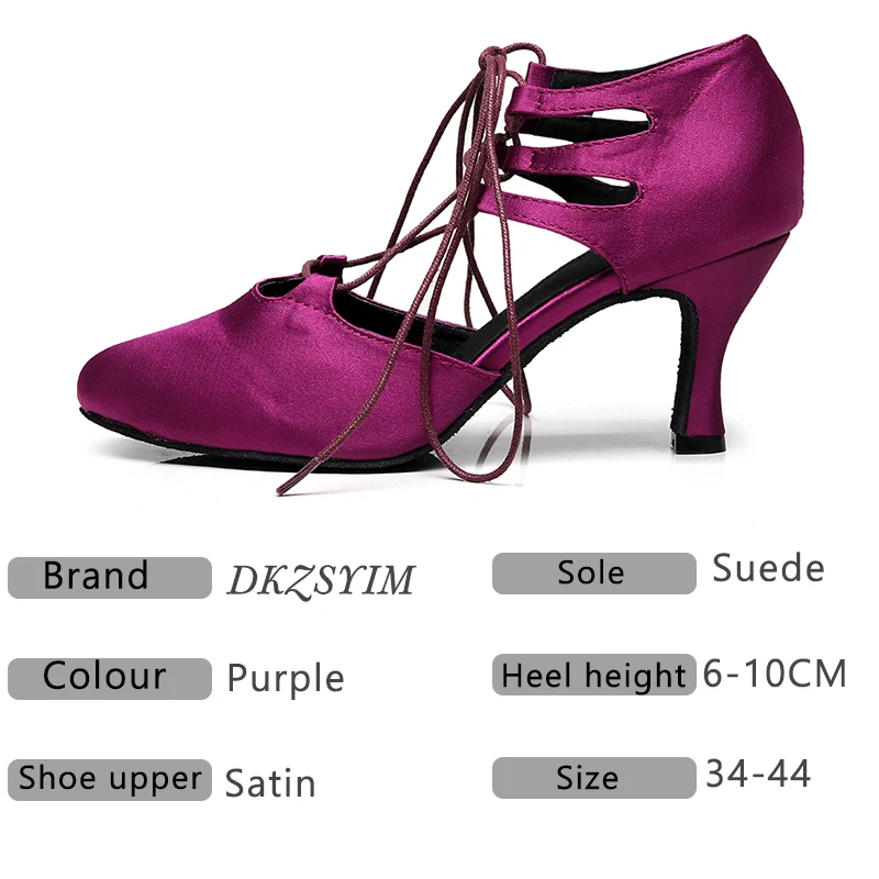 Туфли DKZSYIM женские для бальных танцев туфли танго с зеленым принтом обувь сальсы