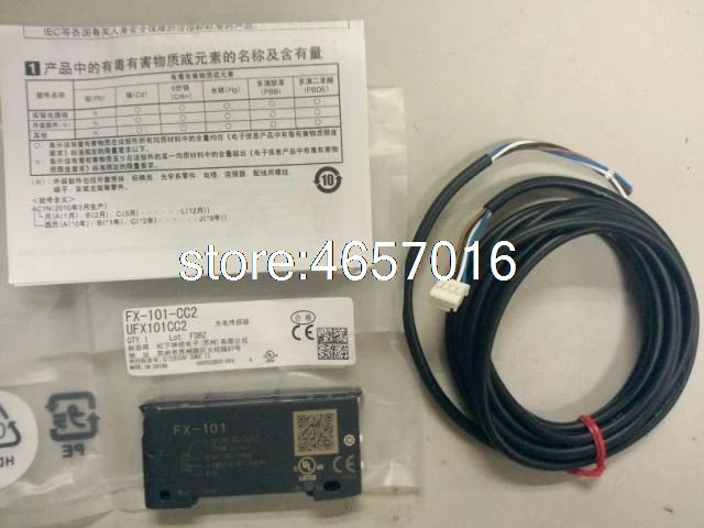 

FX-101-CC2 Standard-Type Digital Fiber Optic Amplifier - NPN - 2m Cable Included 100% Original & New