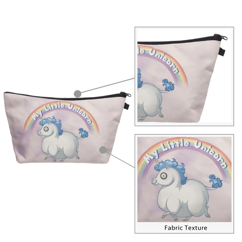 Женская косметичка на молнии портативный органайзер фиолетового цвета с