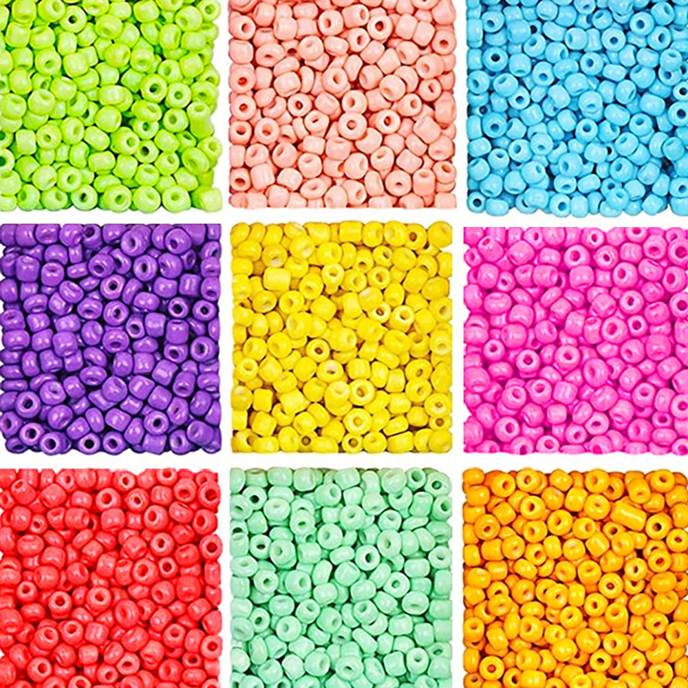 

12000pcs/bag 2mm Charm Colorful Glass Seed Beads DIY Bracelet Necklace Beads For Jewelry Making Accessories Beads Wholesale