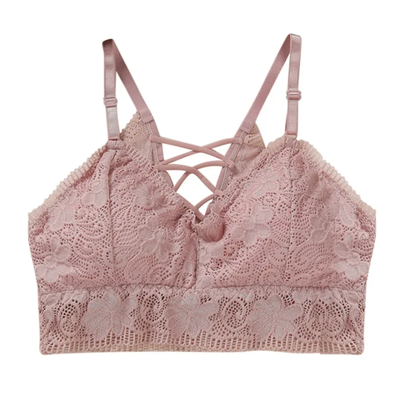 

Female Wireless Seamless Lace Bra Sexy Ladies Adjustable Underwear Women Thin Push Up Lingerie Bralette Bras