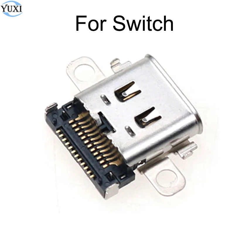 

YuXi 1pc Original New USB Type-C Charging Socket Port Power Connector for Nintend Switch NS Console