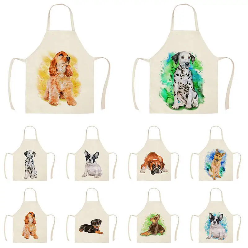 Кухонный Фартук для собак и Мопсов кухонный фартук Без Рукавов Для Женщин