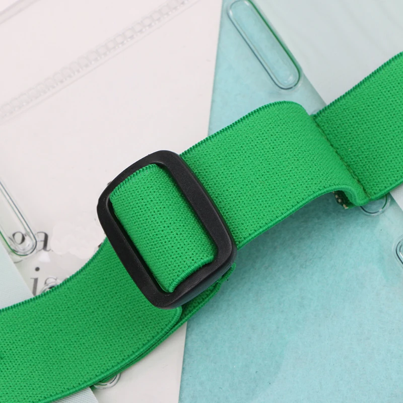 

Transparent Elastic Arm Band ID Badge Holder Business Passport Cover wallet Credit Card Badge Holder Double Side Card Holder