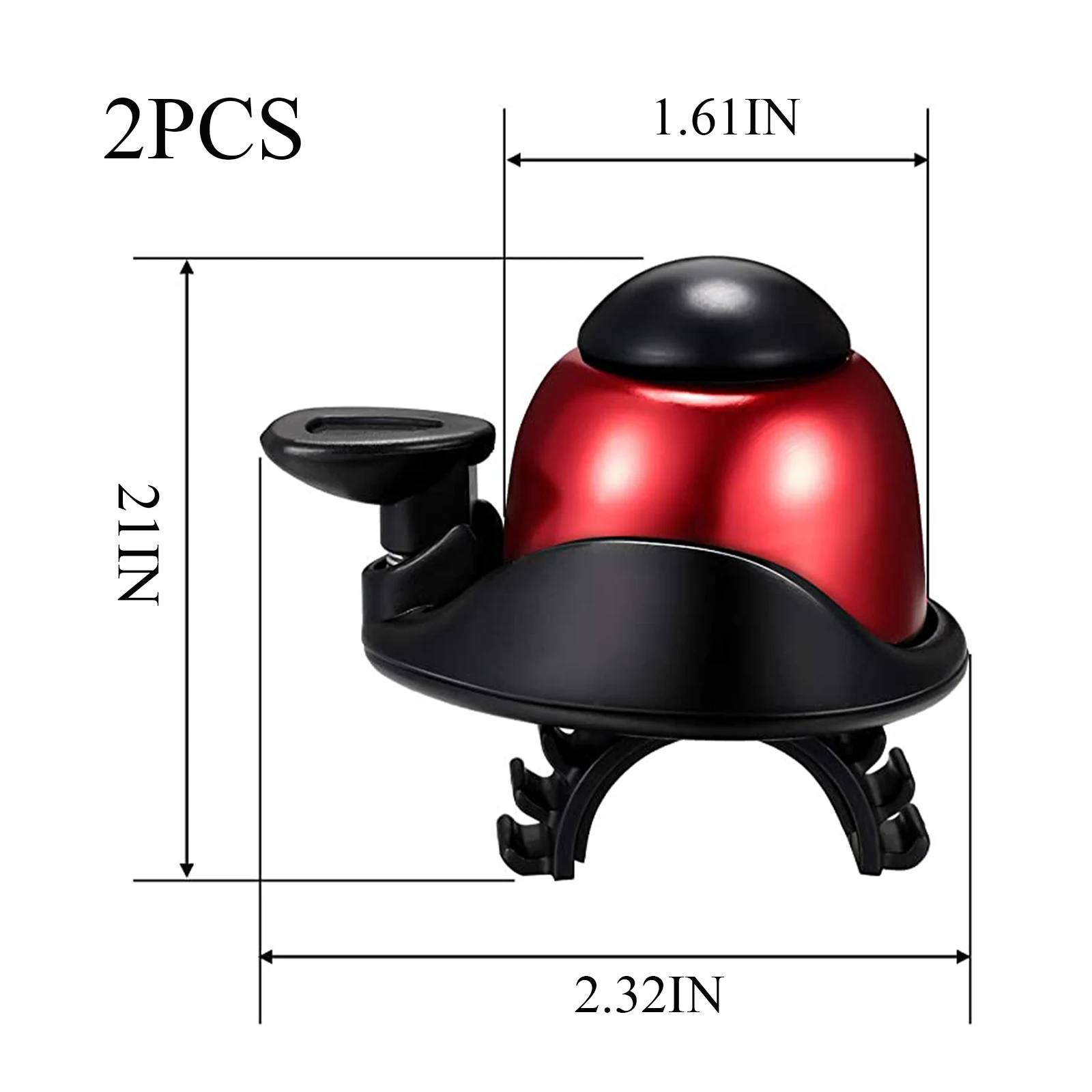 

2pcs Bicycle Bell Adjustable Bicycle Ring Bell Aluminum Bicycle Ring Bicycle Bell Bicycle Bell Ringing Loud Mini Bicycle Bell