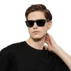Новинка 2020, модные квадратные Мужские поляризационные солнцезащитные очки UV400, мужские очки, Классические брендовые дизайнерские солнцезащитные очки для вождения с пружинной дужкой в стиле ретро