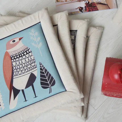 Скандинавская Подушка стул из массива дерева для обеда подушка офисного стула