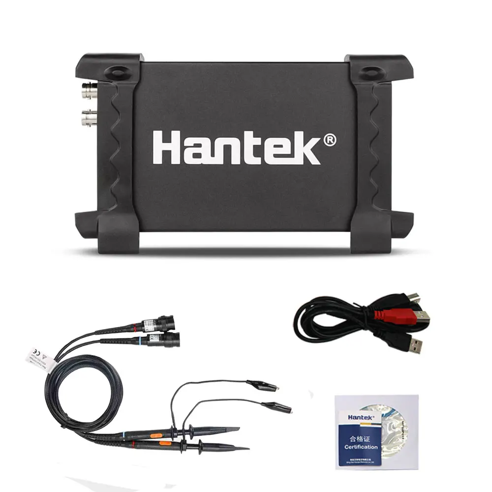 

Hantek 6022BE Laptop USB Digital Storage Virtual Oscilloscope 2 Channel Bandwidth 20Mhz Best Handheld Portable Oscilloscope