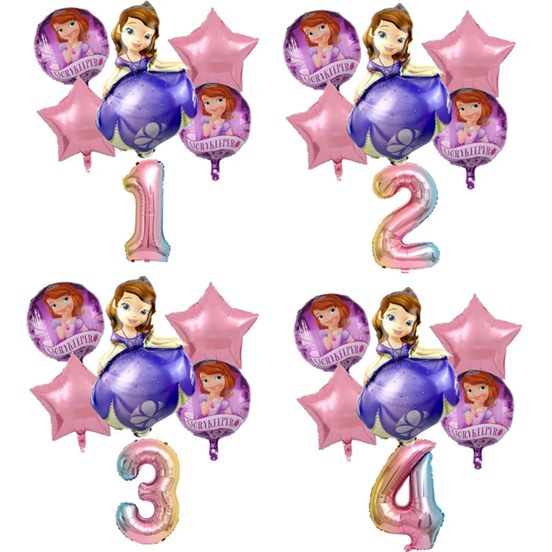 6 шт. гелиевые воздушные шары из алюминиевой фольги | Дом и сад