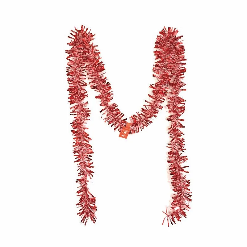 Рождественская объемная голографическая массивная гирлянда из фольги 9 футов